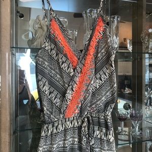 Full length Aztec prom jumpsuit